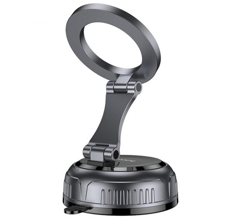 Автотримач Hoco H92 High vacuum suction cup magnetic (universal) Black / Metal gray