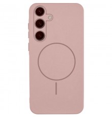 Чохол Silicone Cover Lakshmi Full Camera (AA) with Magnetic Fit для Samsung Galaxy S26 Рожевий / Pink Sand
