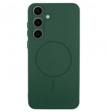 Чохол Silicone Cover Lakshmi Full Camera (AA) with MagFit для Samsung Galaxy S26+ Зелений / Dark green