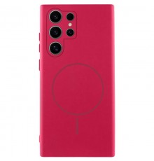 Чохол Silicone Cover Lakshmi Full Camera (AA) with MagFit для Samsung Galaxy S26 Ultra Червоний / Rose Red