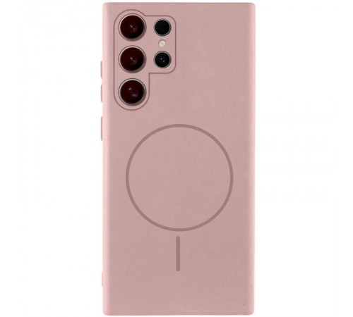 Чохол Silicone Cover Lakshmi Full Camera (AA) with Magnetic Fit для Samsung Galaxy S26 Ultra Рожевий / Pink Sand