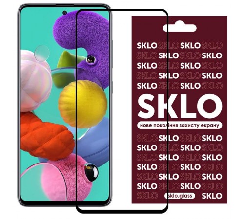 Захисне скло SKLO 3D для Samsung Galaxy A37 5G Чорний