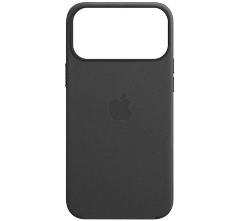 Шкіряний чохол Leather Case (AAA) with MagSafe and Animation для Apple iPhone 17 Pro Max (6.9") Black