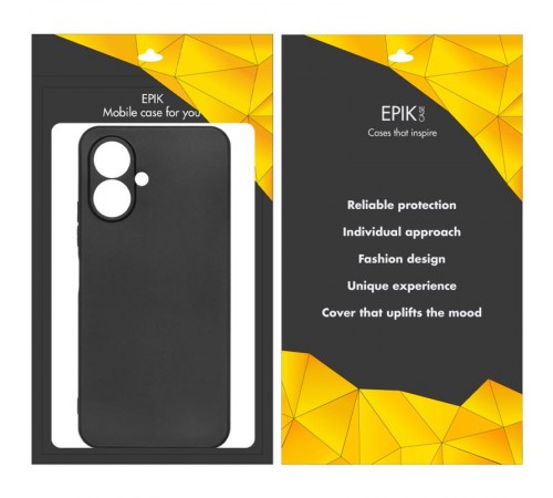 Чохол TPU Epik Black Full Camera для TECNO Spark Go 2 (KM4) Чорний