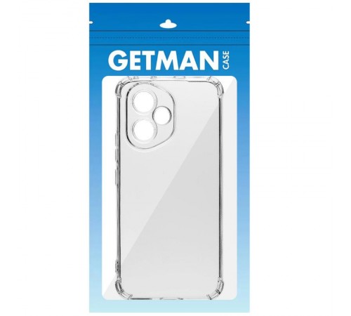 TPU чохол GETMAN Ease logo посилені кути Full Camera для Honor 400 Безбарвний (прозорий)