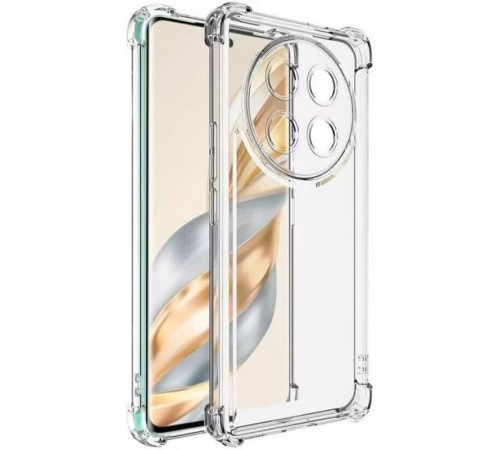 TPU чохол GETMAN Ease logo посилені кути Full Camera для Honor X9c Безбарвний (прозорий)