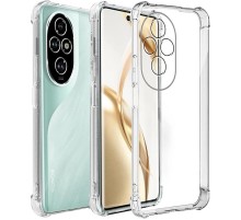 TPU чохол GETMAN Ease logo посилені кути Full Camera для Honor 200 Безбарвний (прозорий)