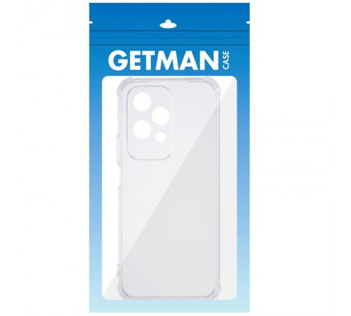 TPU чохол GETMAN Ease logo посилені кути Full Camera для Honor 200 Lite Безбарвний (прозорий)