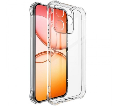 TPU чохол GETMAN Ease logo посилені кути Full Camera для Realme 15T Безбарвний (прозорий)