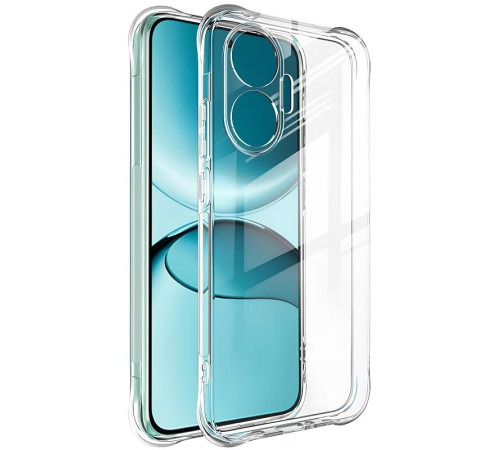 TPU чохол GETMAN Ease logo посилені кути Full Camera для Xiaomi Poco F7 Безбарвний (прозорий)