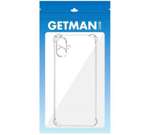 TPU чохол GETMAN Ease logo посилені кути Full Camera для TECNO Spark Go 2 (KM4) Безбарвний (прозорий)