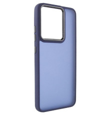 Чохол TPU+PC Lyon Frosted для Motorola Moto G86 5G Navy Blue