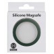 Металеве кільце Silicone MagSafe Dark Green