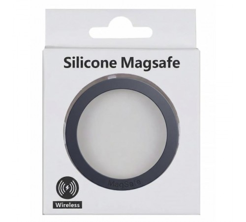 Металеве кільце Silicone MagSafe Midnight Blue