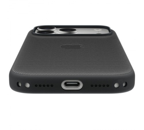 Чохол тканинний TechWoven (AAA) NEW with MagSafe and Animation для Apple iPhone 17 Pro Max (6.9") Black