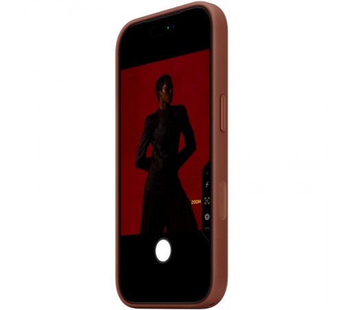 Чохол тканинний TechWoven (AAA) NEW with MagSafe and Animation для Apple iPhone 17 Pro Max (6.9") Sienna
