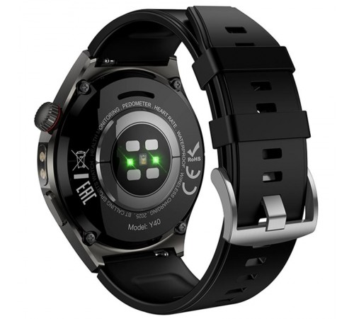 Смарт-годинник Hoco Y40 Smart sports watch (call version) Black