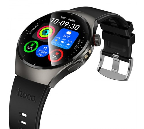 Смарт-годинник Hoco Y40 Smart sports watch (call version) Black