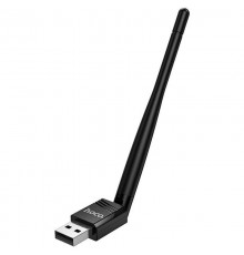 WiFi адаптер Hoco HI37 WiFi4 USB External Antenna 150Mbps Black