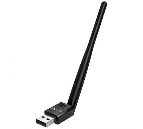 WiFi адаптер Hoco HI37 WiFi4 USB External Antenna 150Mbps Black