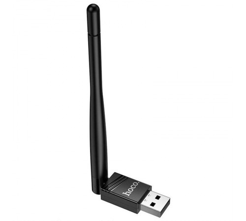 WiFi адаптер Hoco HI37 WiFi4 USB External Antenna 150Mbps Black