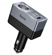 АЗП Hoco Z65A Smart cigarette lighter PD45W (1USB-A/2C) Black