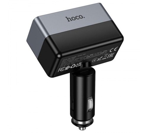 АЗП Hoco Z65A Smart cigarette lighter PD45W (1USB-A/2C) Black