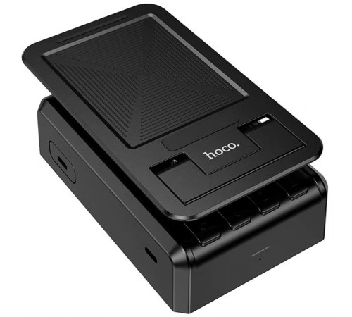 Bluetooth Колонка Hoco HC45 Wave з підставкою для телефону і пультом керування Black