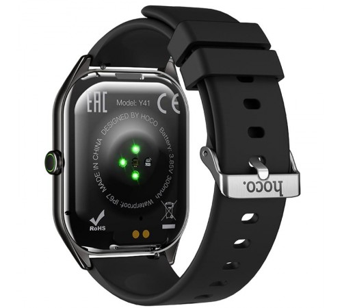 Смарт-годинник Hoco Y41 Smart sports watch (call version) Black