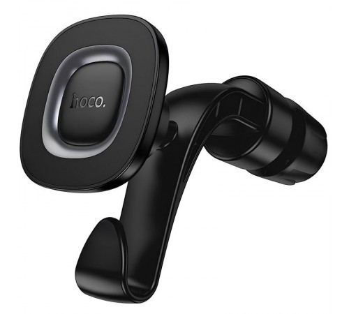 Автотримач Hoco H99 Crown magnetic на підголівник Black metal gray