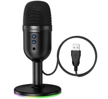 Мікрофон всенаправленный для гейминга Hoco L25 Bright USB Black