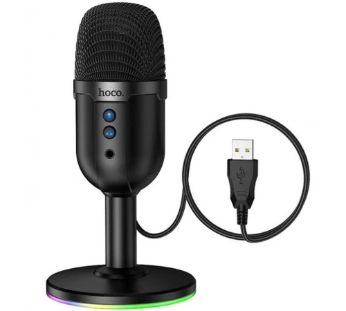Мікрофон всенаправленный для гейминга Hoco L25 Bright USB Black