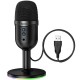 Мікрофон всенаправленный для гейминга Hoco L25 Bright USB Black