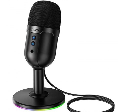 Мікрофон всенаправленный для гейминга Hoco L25 Bright USB Black