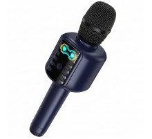 Караоке Мікрофон-колонка Hoco L24 Shine Blue
