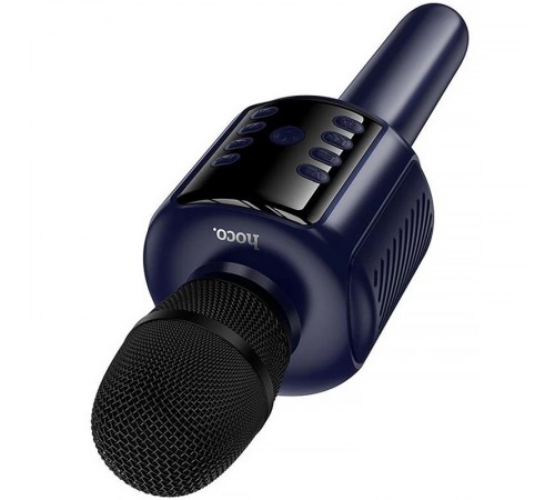 Караоке Мікрофон-колонка Hoco L24 Shine Blue