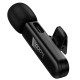 Петличний бездротовий мікрофон Hoco L20B Fair 3in1 (Lightning/Type-C/3.5) Black