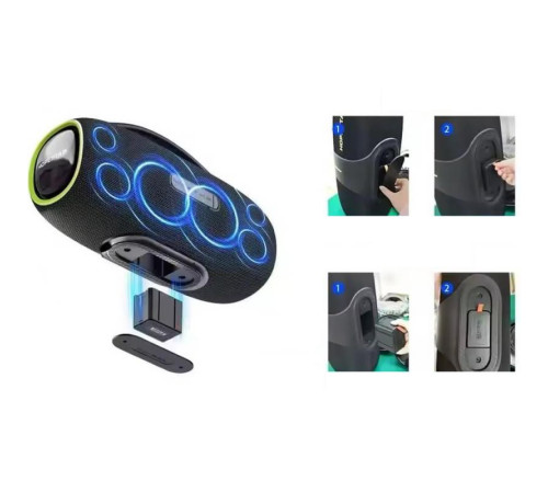Bluetooth колонка Hopestar A85 400W Black