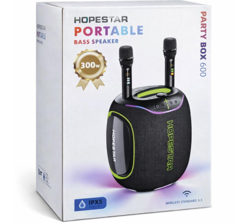 Bluetooth колонка Hopestar PartyBox 600 300W Black
