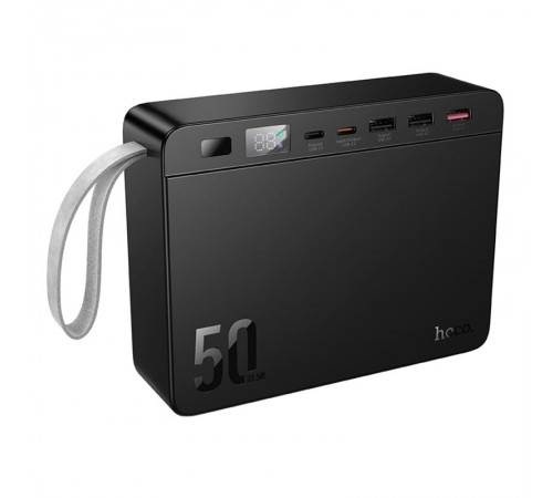 Портативний ЗП Power Bank Hoco J166 Carretera 22.5W+PD20W+lighting 50000 mAh Black