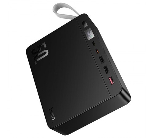 Портативний ЗП Power Bank Hoco J166 Carretera 22.5W+PD20W+lighting 50000 mAh Black