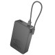 Портативний ЗП Power Bank Hoco J170A Starlight 22.5W+PD20W with cable 20000 mAh Metal gray