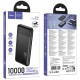 Портативний ЗП Power Bank Hoco J159 Essence 22.5W+PD20W 10000 mAh Black