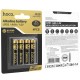 Батарейки Hoco JA2B AAA (LR03) Alkaline 4 pcs Black