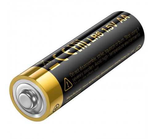 Батарейки Hoco JA1B AA (LR6) Alkaline 4 pcs Black