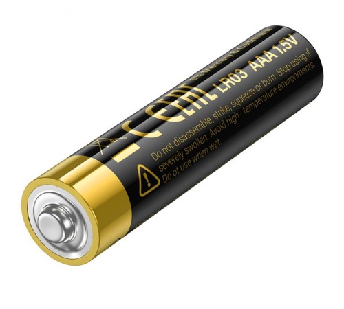 Батарейки Hoco JA2A AAA (LR03) Alkaline 2 pcs Black