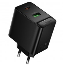 МЗП Borofone BAS17A Erudite PD65W+QC3.0 (1USB-A/1C) Black
