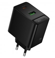 МЗП Borofone BAS16A Erudite PD45W+QC3.0 (1USB-A/1C) Black