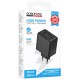 МЗП Borofone BAS16A Erudite PD45W+QC3.0 (1USB-A/1C) Black