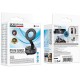 Автотримач Borofone BH140 Gloria Vacuum Suction Magnetic (center console) Black / Metal gray